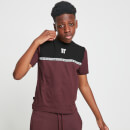 Taped T-Shirt – Mulled Red / Black