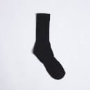 3 Pack Triple Logo Socks – Black/Black/Black