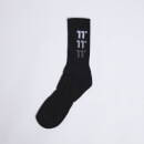 Triple-Logo-Socken – dreimal schwarz