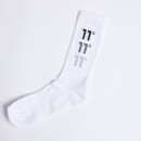 Triple-Logo-Socken – dreimal weiß