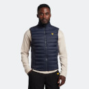 Men's Sports Lightweight Quilted Collar Gilet - Dark Navy