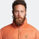 Men's Funnelled Puffer Jacket - Victory Orange