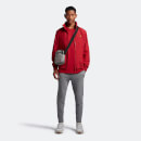Men's Mesh Lined Jacket with Panelled Sleeves - Tunnel Red