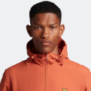 Men's Zip Through Hooded Jacket - Victory Orange