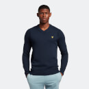 Lyle & Scott Men's Utility V Neck Jumper - Dark Navy