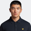 Men's Golf Long Sleeve Technical Polo Shirt - Dark Navy