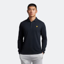 Lyle & Scott Men's Golf Long Sleeve Technical Polo Shirt - Dark Navy