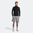 Men's Golf Long Sleeve Technical Polo Shirt - Jet Black