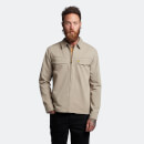 Lyle & Scott Men's Nylon Pocket Overshirt - Khaki Smoke
