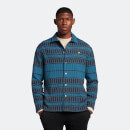 Lyle & Scott Men's Grid Overshirt - Peak Blue/Sediment