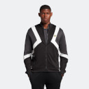 Men's Striped Tracksuit Top - Jet Black