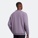 Men's Ottoman Insert V Neck Sweatshirt - Billboard Purple