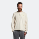 Lyle & Scott Men's Ribbed Henley - Taupe