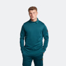 Men's Casuals Tricot Crew Neck Sweatshirt - Malachite Green