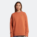 Women's Oversized Sweatshirt - Rusted Orange