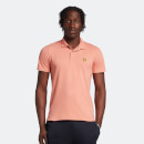 Men's Sports Short Sleeve Polo Shirt - Warm Rose