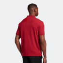 Men's Tonal Striped Polo Shirt - Tunnel Red