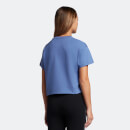 Women's Cropped T-Shirt - Faded Cobalt