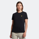 Women's Ribbed Cupro T-Shirt - Jet Black