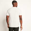 Chenille Applique Short Sleeve T-Shirt - Grey Marl