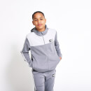 Poly Cut and Sew Full Zip Track Top - Shadow Grey / Vapour Grey