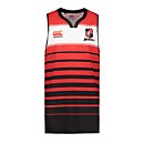 Mens Counties Manukau Replica Training Singlet in Black