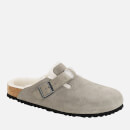 Boston Shearling-Lined Suede Mules