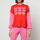 Never Fully Dressed Hearts Delight Intarsia-Knit Jumper
