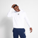 11 Degrees Central Logo Pullover Hoodie - White