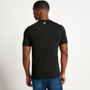 Cut and Sew Short Sleeve T-Shirt – Black/Titanium Grey/White