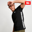 T-Shirt mit Text – schwarz