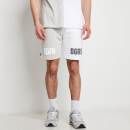 DUO Shorts – White / Grey Marl