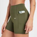 MP ženske kratke hlače Adapt – maslinasto zelena  - XS