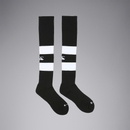 CANTERBURY CLUB HOOPED SOCK BLACK/WHITE
