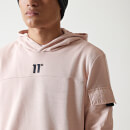 11 Degrees Woven Pocket Hoodie - Putty Pink