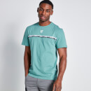 11 Degrees Chest Taped T-Shirt - Washed Green