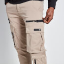 11 Degrees Adjustable Cuff Cargo Pants - Stone