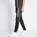 11 Degrees Linear Graphic Track Pants - Black