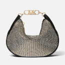 MICHAEL Michael Kors Kendall Leather and Rhinestone Small Bracelet Pouchette