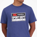 Mens Sport Dept. Ss T-Shirt Denim Marl