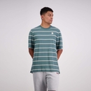 Mens Ss Yarn Dye T-Shirt Sea Pine