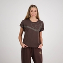 Women Clash Oversize T-Shirt Turkish Coffee