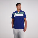 Mens Chest Stripe Ss Polo Limoges