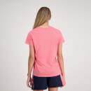 Women Stripe Canterbury T-Shirt Sunkissed Coral