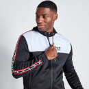 11 Degrees Colour Block Taped Piping Hoodie - Black/White