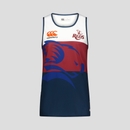 Canterbury M Qld Reds Training Singlet - White