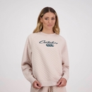 WOMENS SCENE-SET CREW OATMEAL