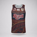 MENS 2025 QLD REDS PASIFIKA SINGLET