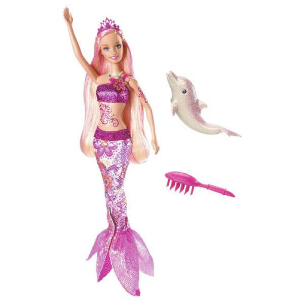 Poupée Barbie Sirène Mermaid Tale 2 (2012) Mattel - Figurine Articulée Occasion