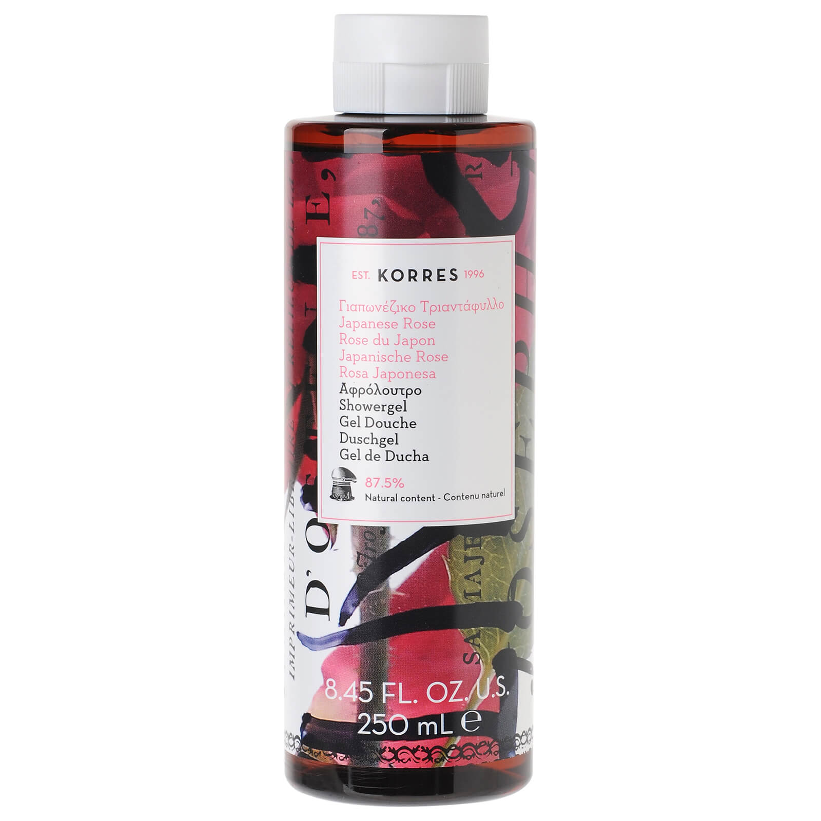 Gel de ducha de rosa japonesa de KORRES (250 ml)